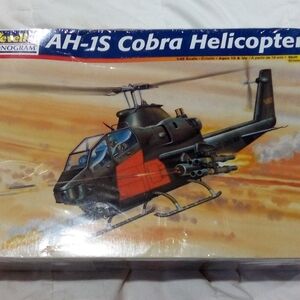 Revell AH-1S Cobra Helicopter Model Kit - Black and Orange